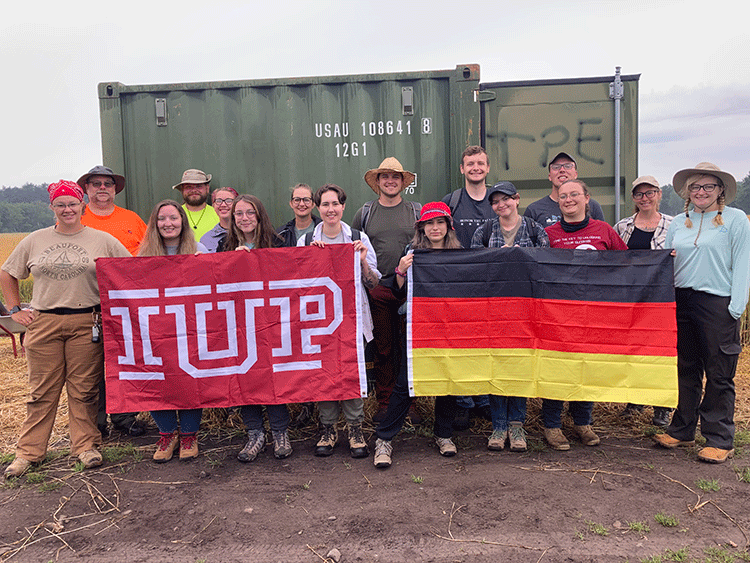 IUP Forensic Archaeology Field School students in Germany
