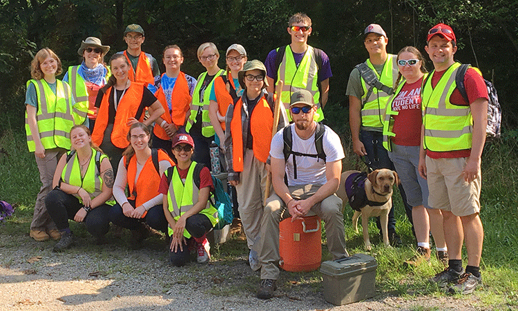 2019 Archaeological Field School Students