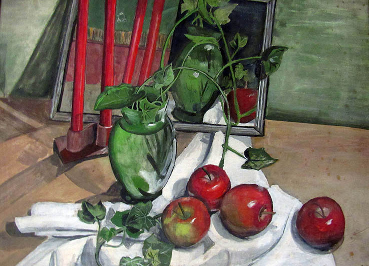 Painting: "Four Apples"