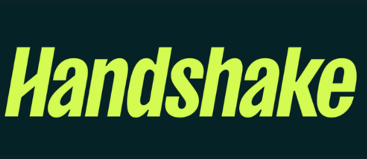 green handshake logo