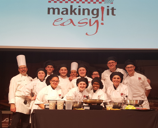IUP Chefs and Students at Indiana Cookin' 2016