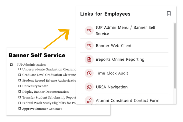 links for employees card