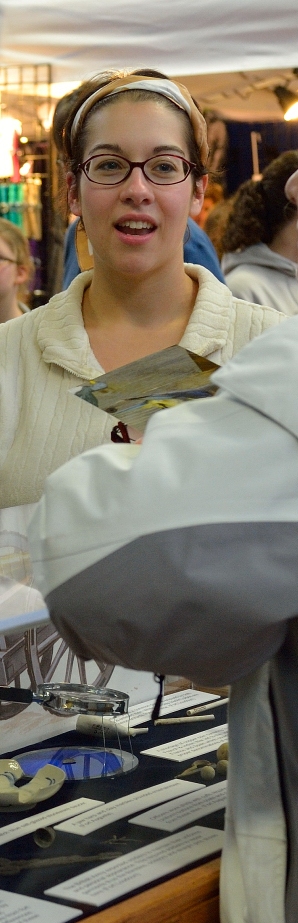 Amanda Snyder at the Farm Show