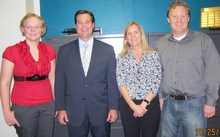 Brian Walker and students