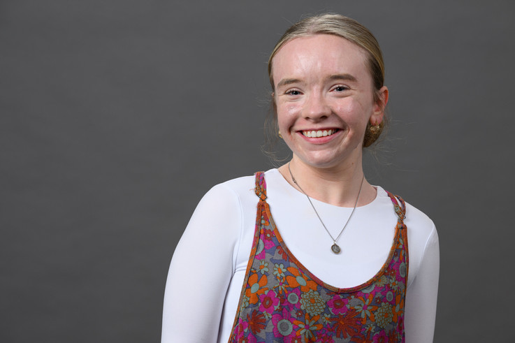 Lizzie smiling