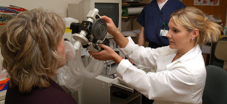 Nursing respiratory care lab