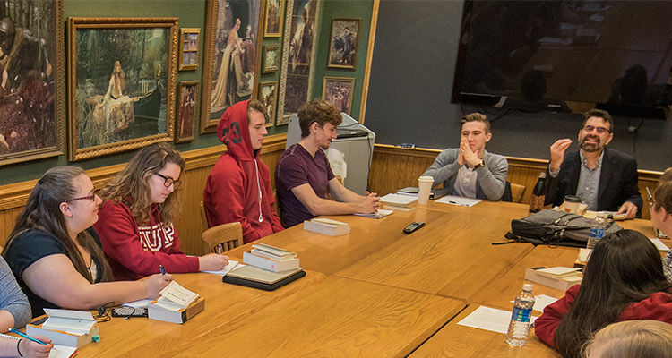 An Honors College class discussion facilitated by Professor Mike Williamson