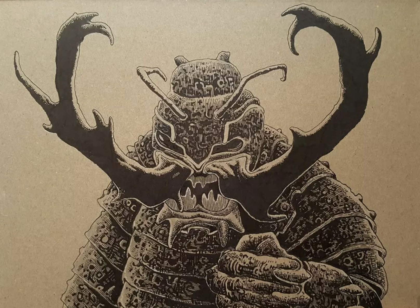 Peter Mullen Brown Paper Illustration