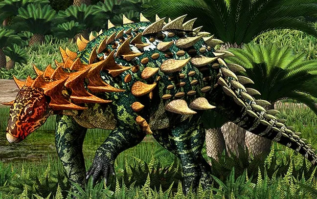 artistic image of a woman waking through a lab