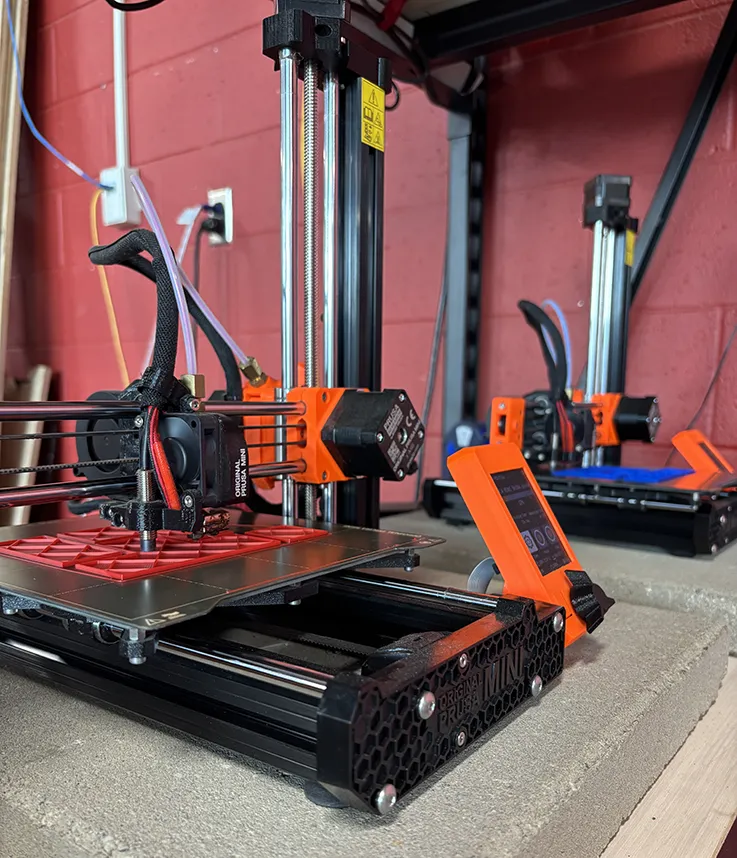 A 3D printer on a table