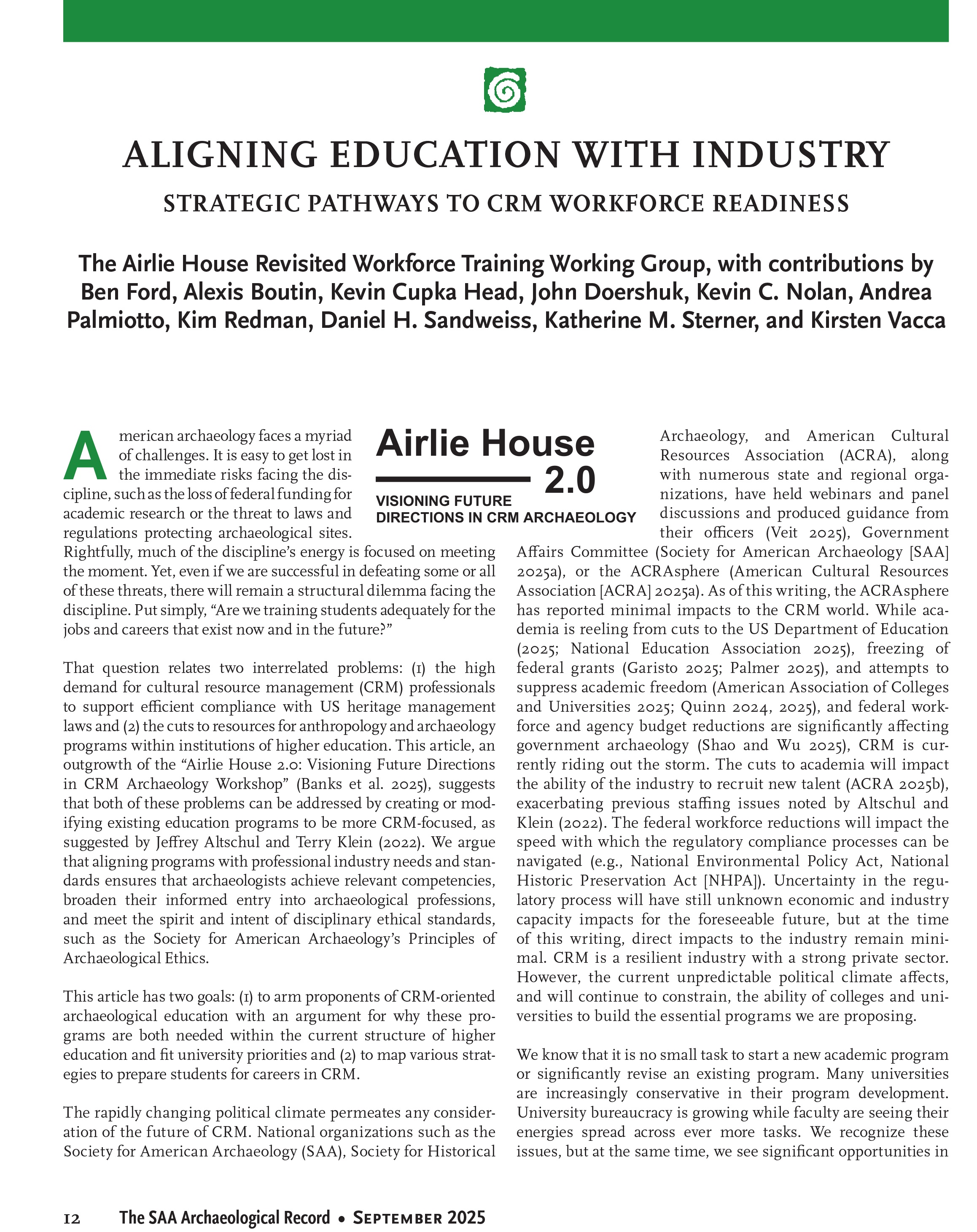 first page of article