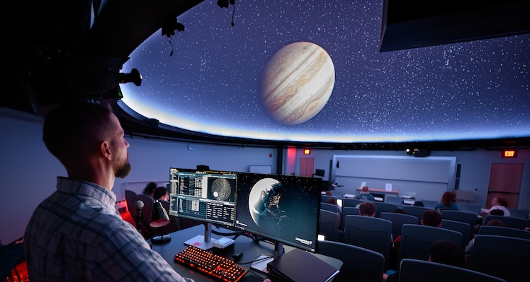 Planetarium Inside the Cejka Planetarium