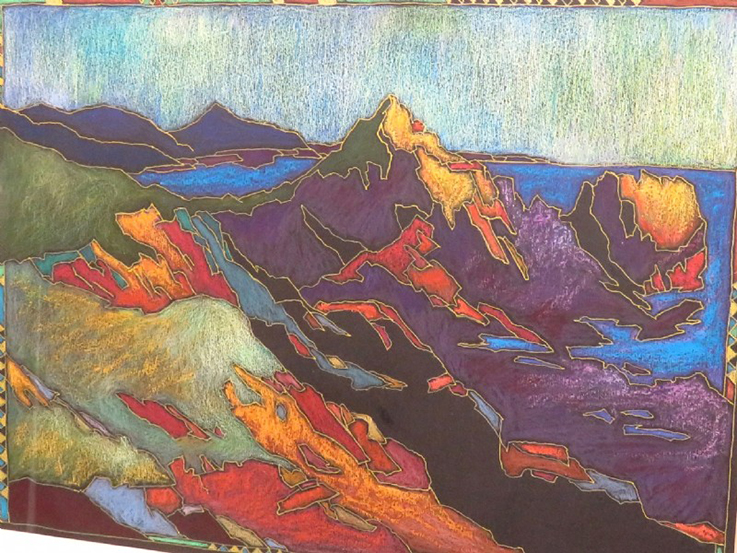 Pastel from the personal art collection of Irene Kabala