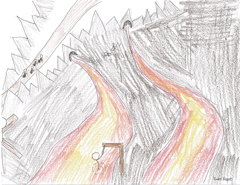 Depiction of Hell from Dante's Inferno