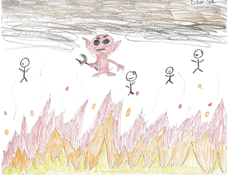 Depiction of Hell from Dante's Inferno