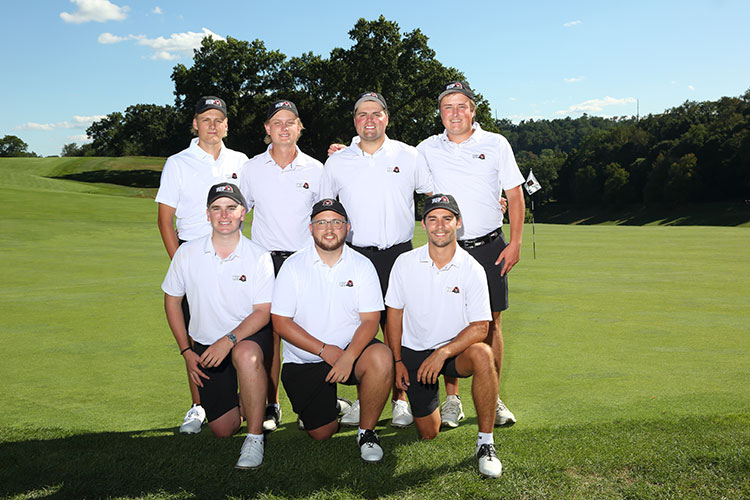 Picture of Eberly Students at 2025 Business Golf Classic