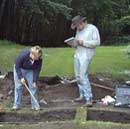 Dig by IUP Archaeological Services
