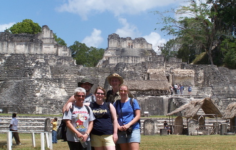 IUP Students at Tikal