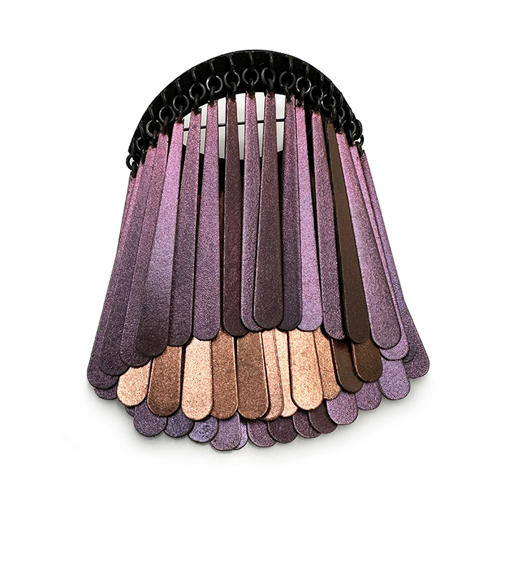 enamel brooch by Sharon Massey