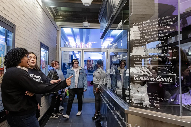 Common Goods pop-up store in 2023 at the Indiana theater.