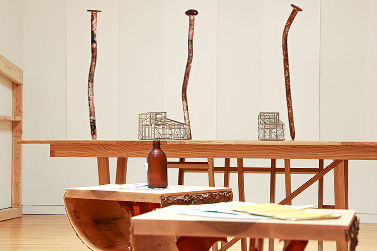 detail image of Sean Derry's art exhibition