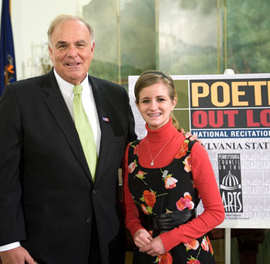 Molly Stoltz with former Governor Ed Rendell