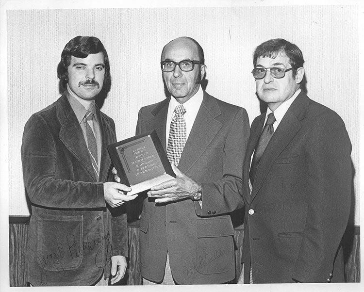 Photo of the dedication of the IUP Herbarium