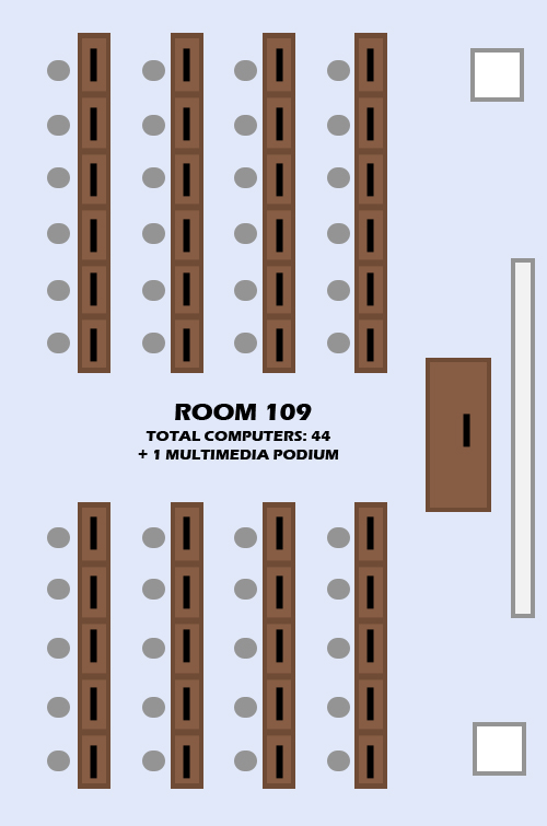 Eberly 109 - Financial Trading Room