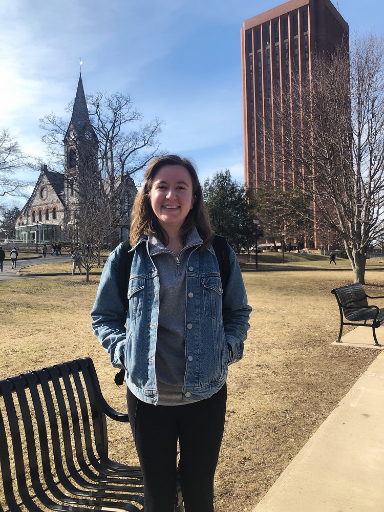 Olivia Tarman '20, participated in the National Student Exchange when she exchanged to the University of Massachusetts Amherst to study Arabic and French.
