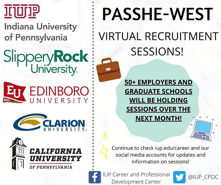 PASSHE-West Virtual Recruitment Sessions