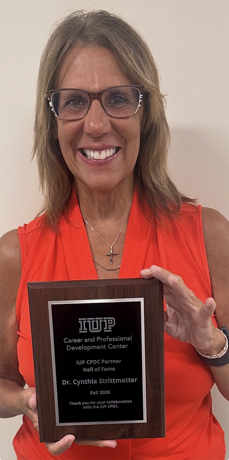 Dr. Strittmatter and the Fall 2026 CPDC Hall of Fame Award