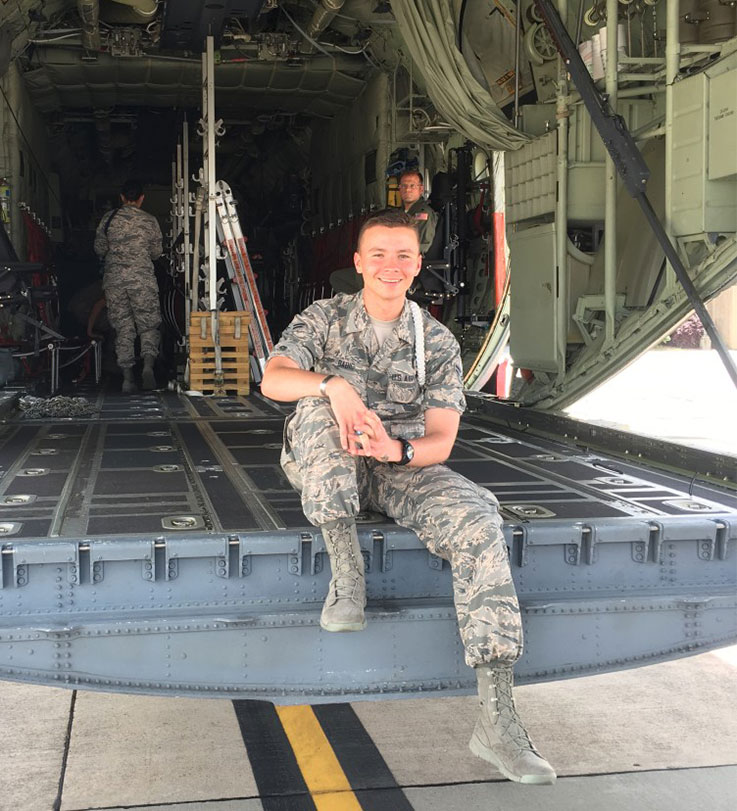 Danijel “Dan” Babić on duty at the air base