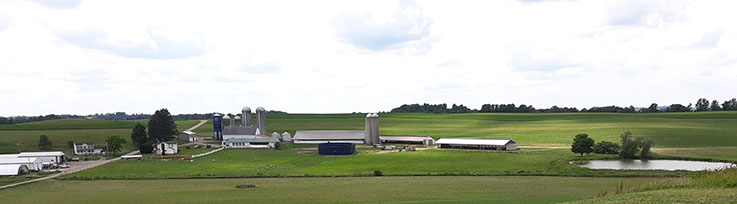 Mariah Sinan’s family farm in Home, Pennsylvania