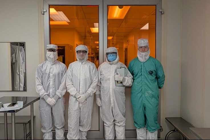 David and his classmates at Penn State CNEU