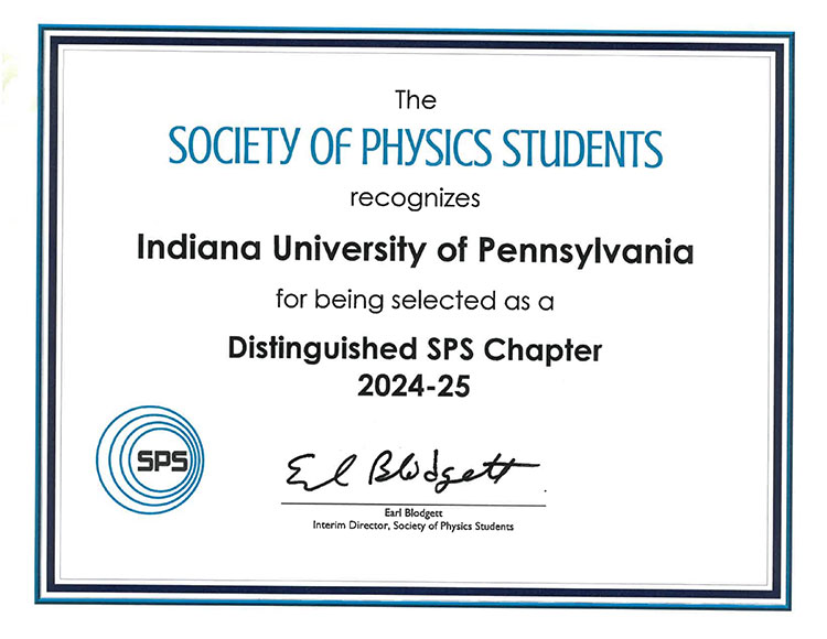 SPS Outstanding Chapter Award