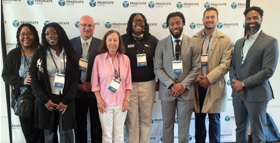 Administrators and students at the annual Eradicate Hate Global Summit