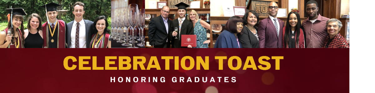 Celebration Toast honoring graduates