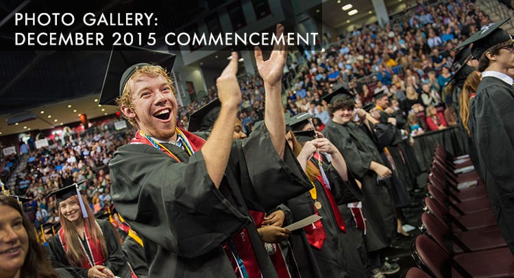 Photo Gallery, December 2015 Commencement