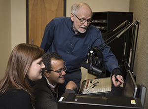 Dr. Mark Piwinsky with his students