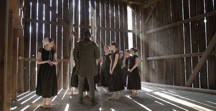 Jeremy Waltman behind the scenes with actors for "Ordnung" Jeremy Waltman behind the scenes with actors for "Ordnung"