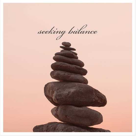Seeking Balance: Balanced stack of rocks