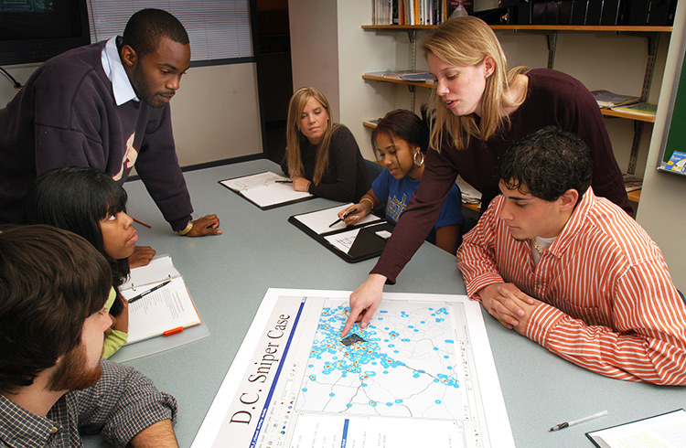 Criminology Classroom with students