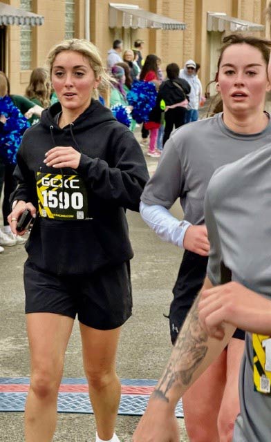 Cadets running in the Semper Gratus 5K