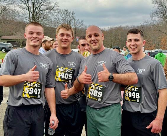 Cadets at the Semper Gratus 5K