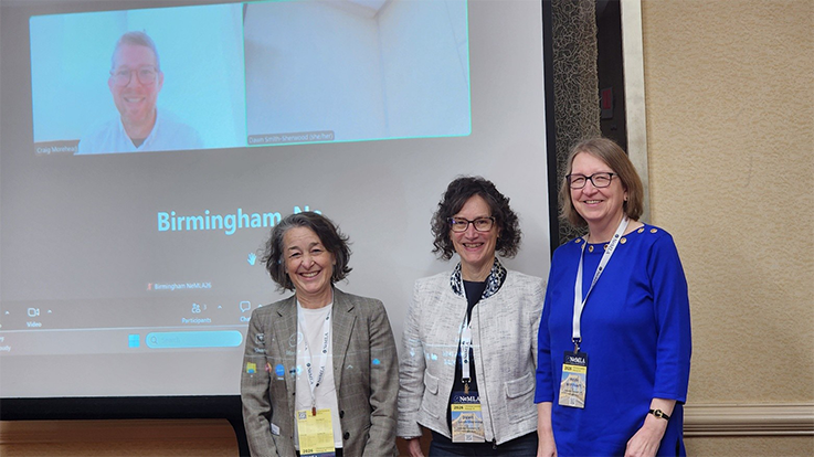 Pictured from left to right are Morehead, Shiller, Smith-Sherwood, and Witthöft