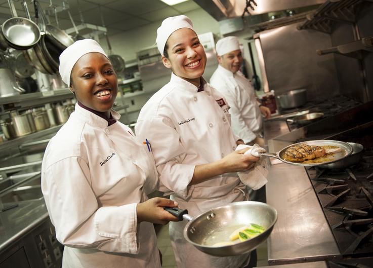 Culinary Students on Hot Line