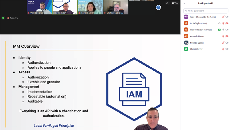 Screenshot of Dom Glavach's presentation on Cloud Security