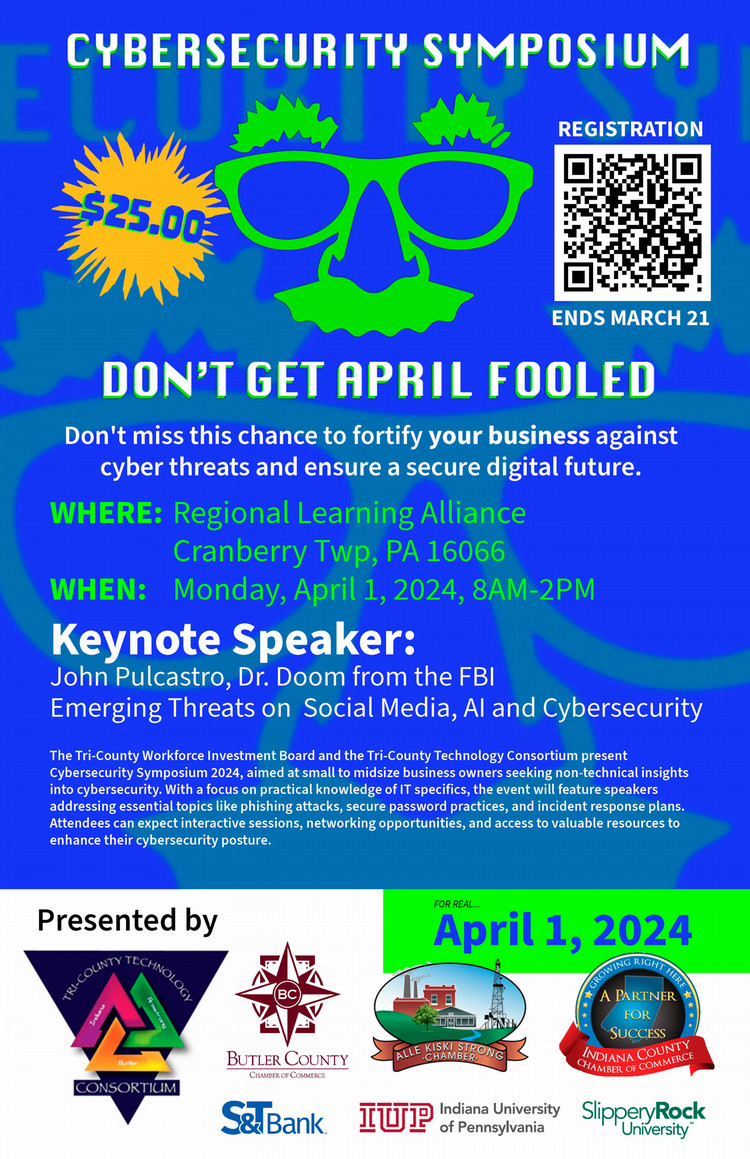 Cybersecurity Symposium Flyer