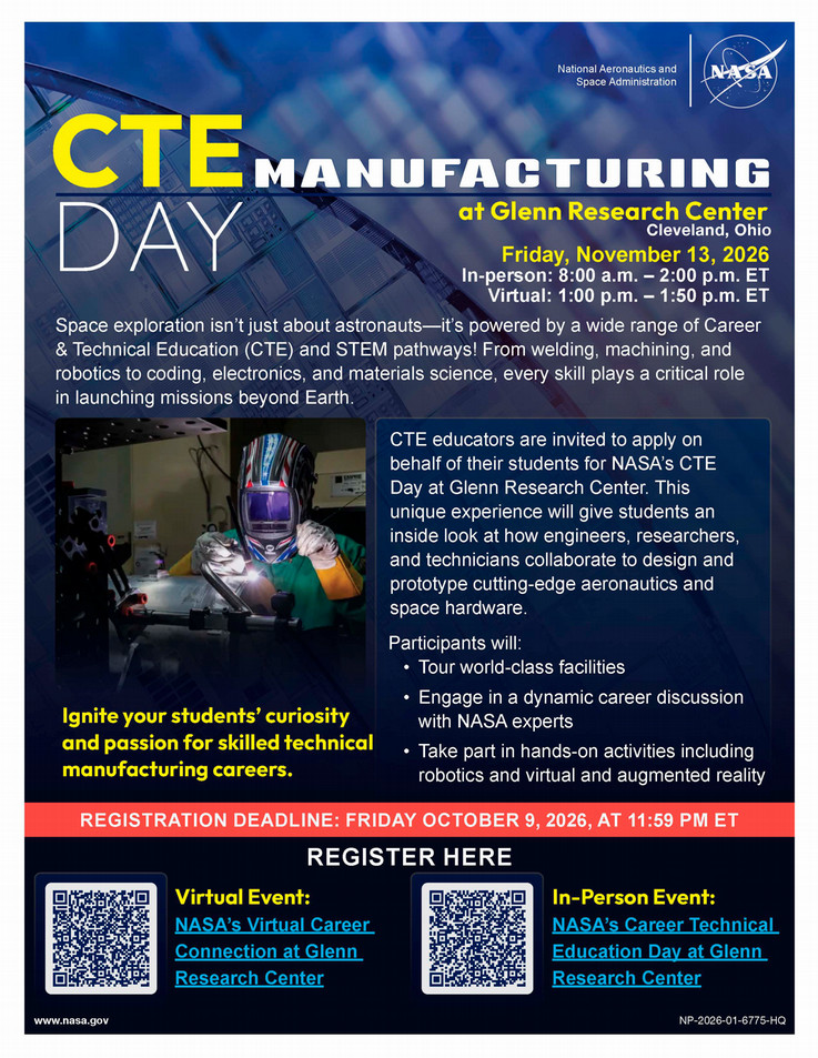CTE Manufacturing Day Flyer