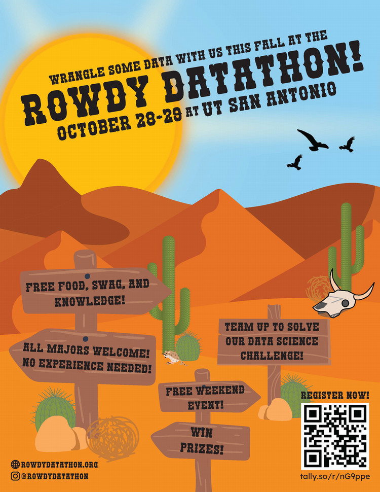 Rowdy Datathon Flyer